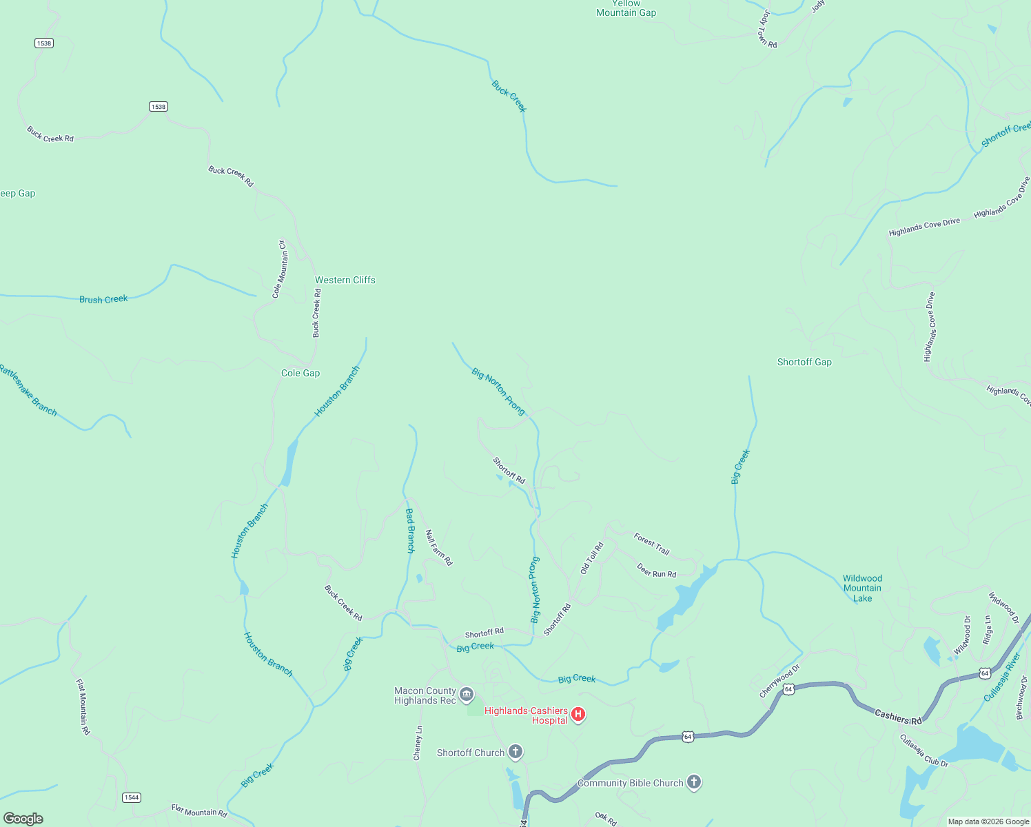 map of restaurants, bars, coffee shops, grocery stores, and more near 1460 Shortoff Road in Highlands