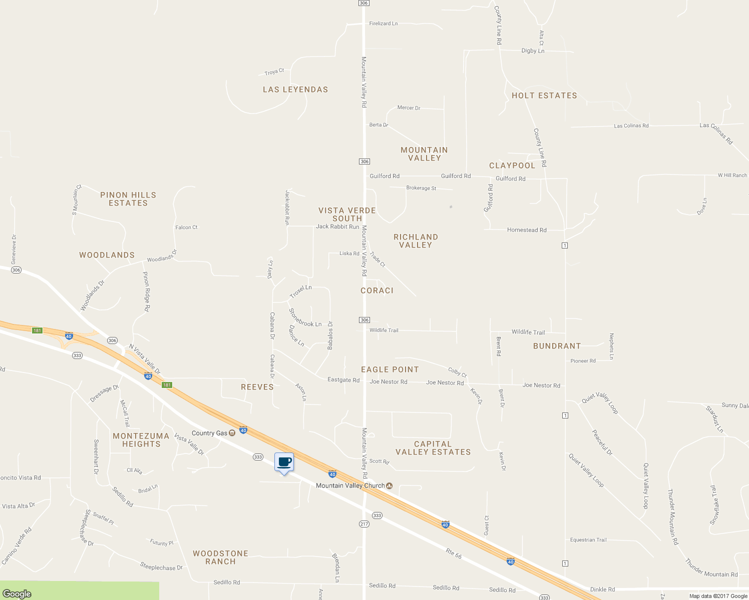 map of restaurants, bars, coffee shops, grocery stores, and more near 992 Mountain Valley Road in Edgewood