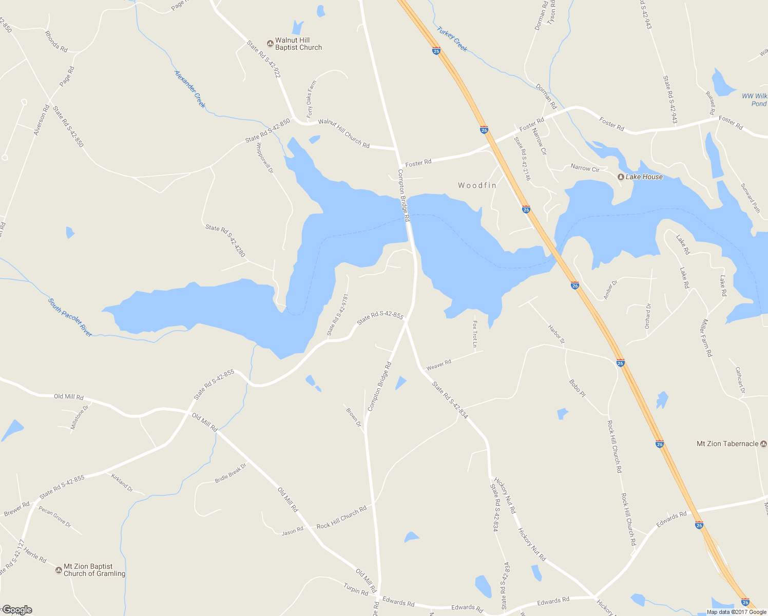 map of restaurants, bars, coffee shops, grocery stores, and more near 1311 Dickson Road in Campobello