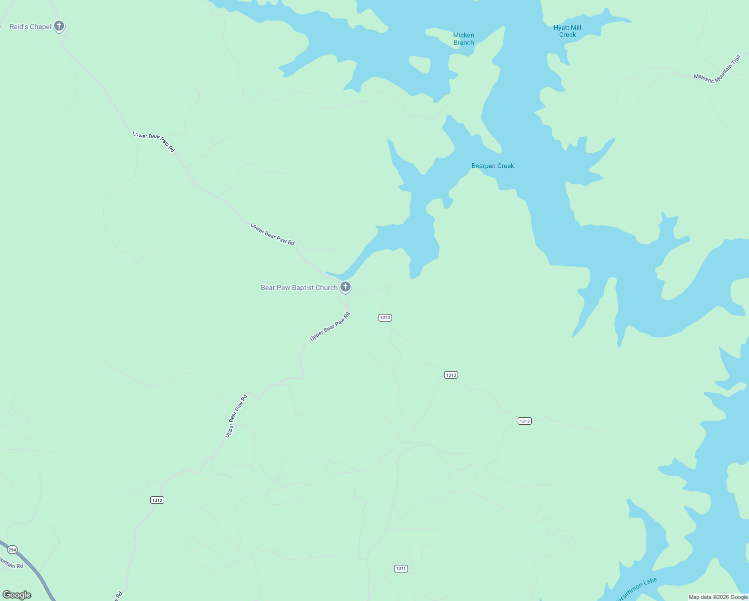 map of restaurants, bars, coffee shops, grocery stores, and more near 436 Bear Paw Church Road in Murphy