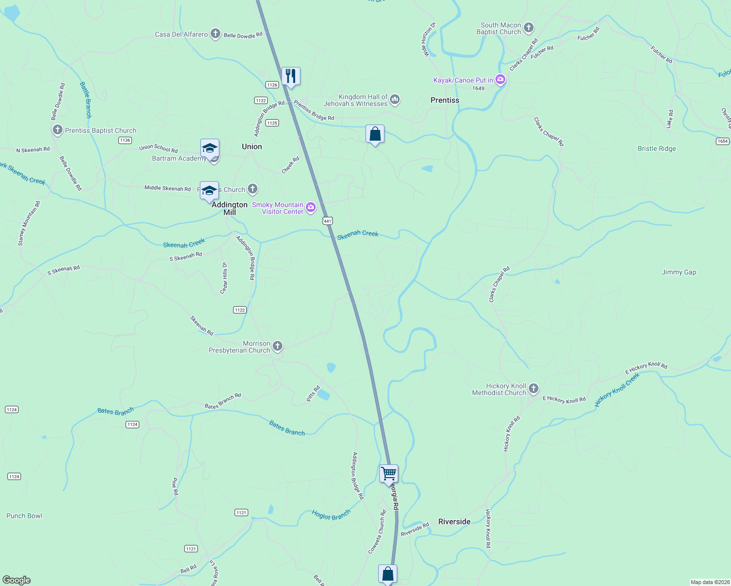 map of restaurants, bars, coffee shops, grocery stores, and more near 48 Crest Hill Court in Franklin