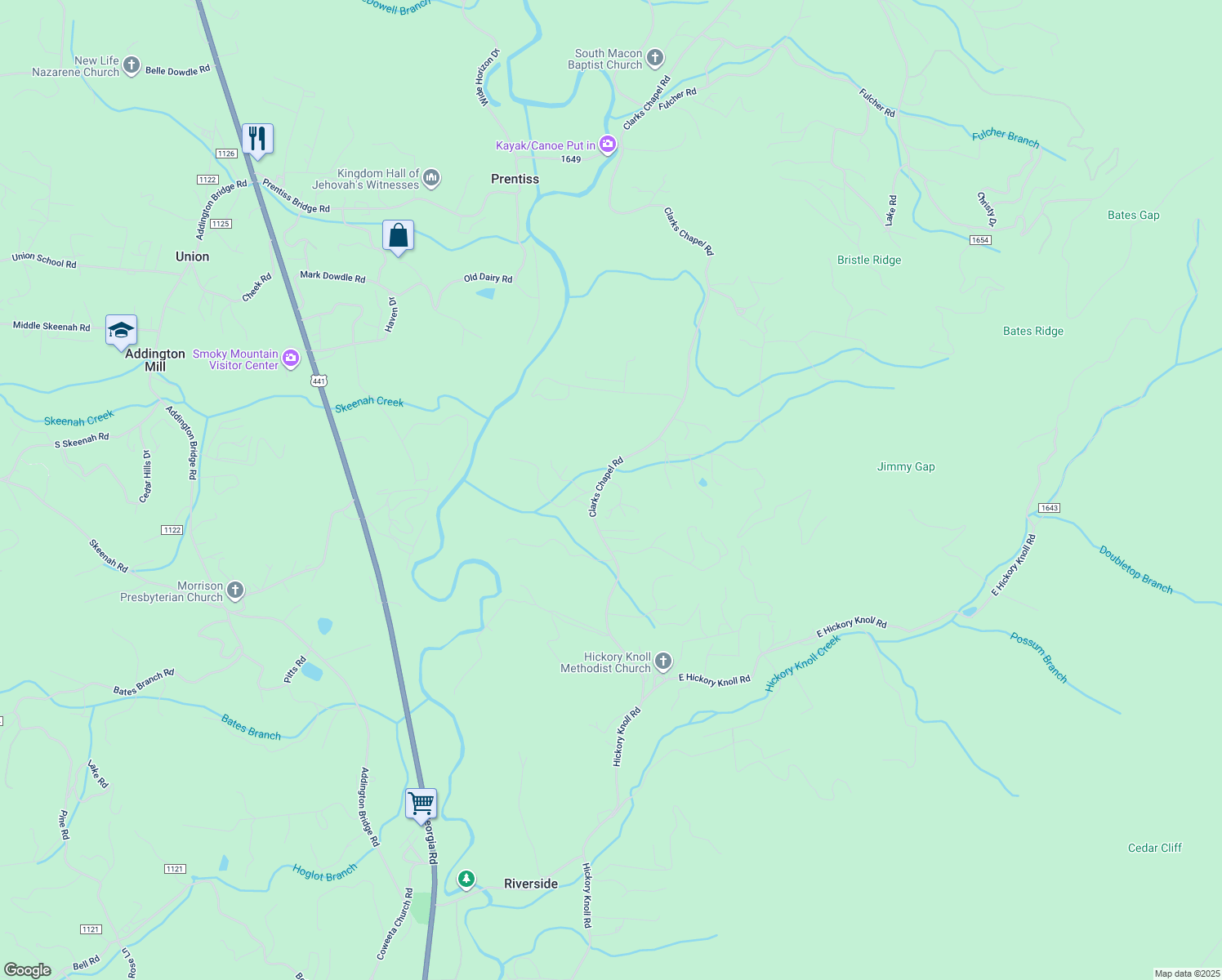 map of restaurants, bars, coffee shops, grocery stores, and more near 13 Tisit Drive in Franklin