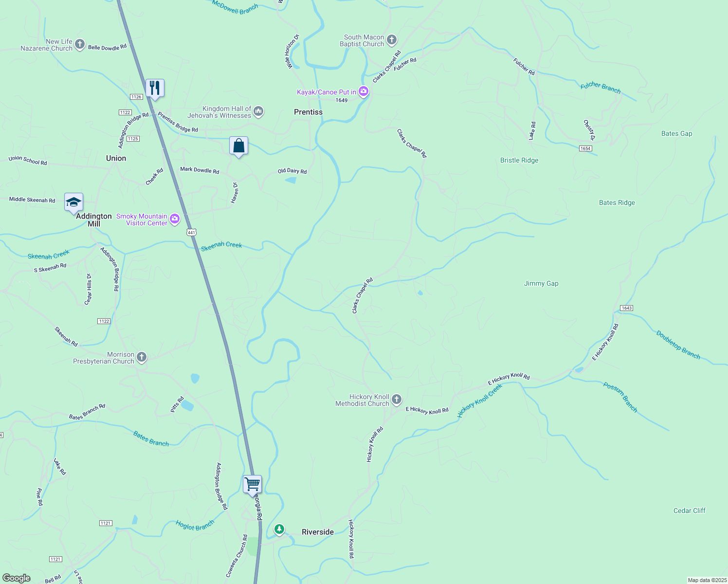 map of restaurants, bars, coffee shops, grocery stores, and more near 13 Tisit Drive in Franklin