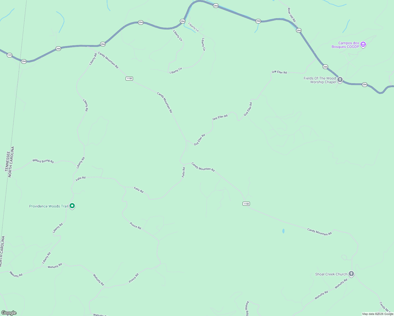 map of restaurants, bars, coffee shops, grocery stores, and more near 1767 Guy Eller Road in Murphy
