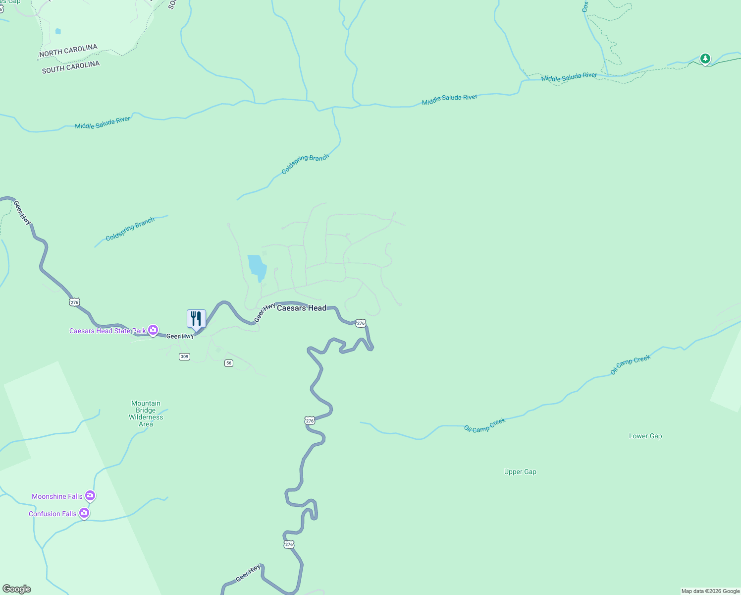 map of restaurants, bars, coffee shops, grocery stores, and more near 111 Columbine Way in Cleveland