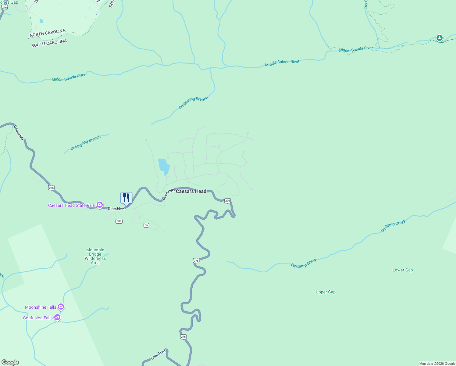 map of restaurants, bars, coffee shops, grocery stores, and more near 111 Columbine Way in Cleveland