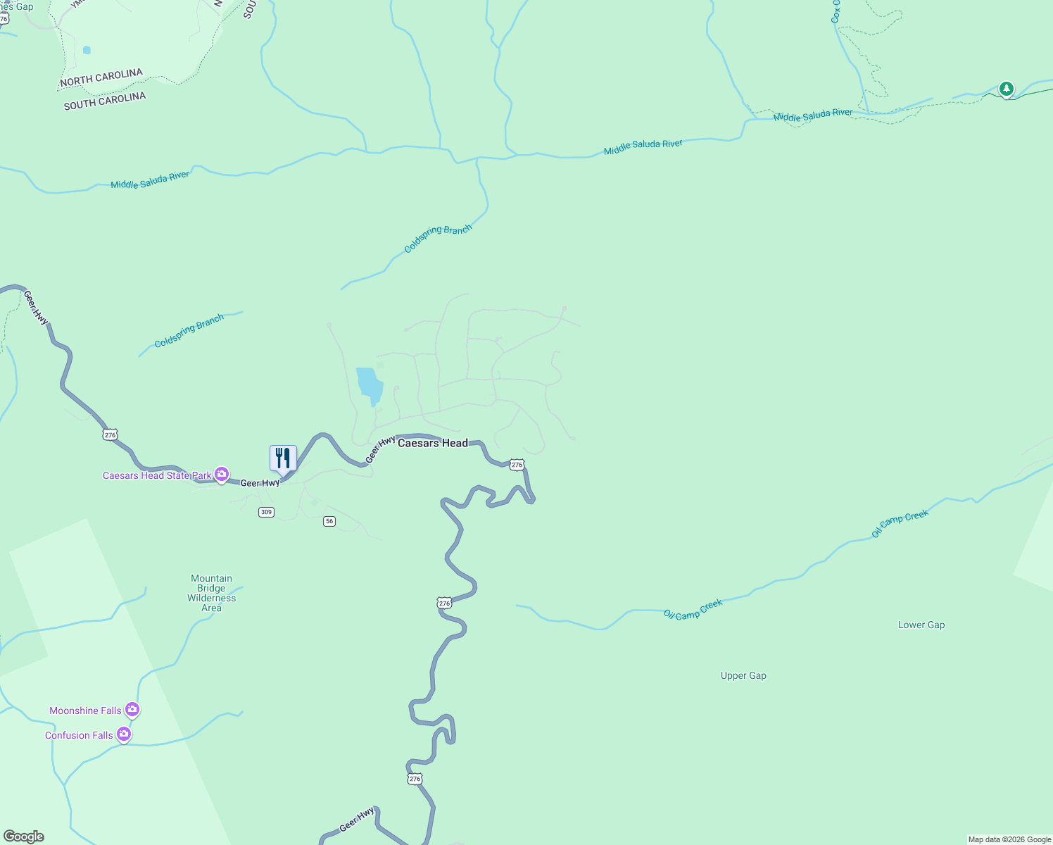 map of restaurants, bars, coffee shops, grocery stores, and more near 111 Columbine Way in Cleveland