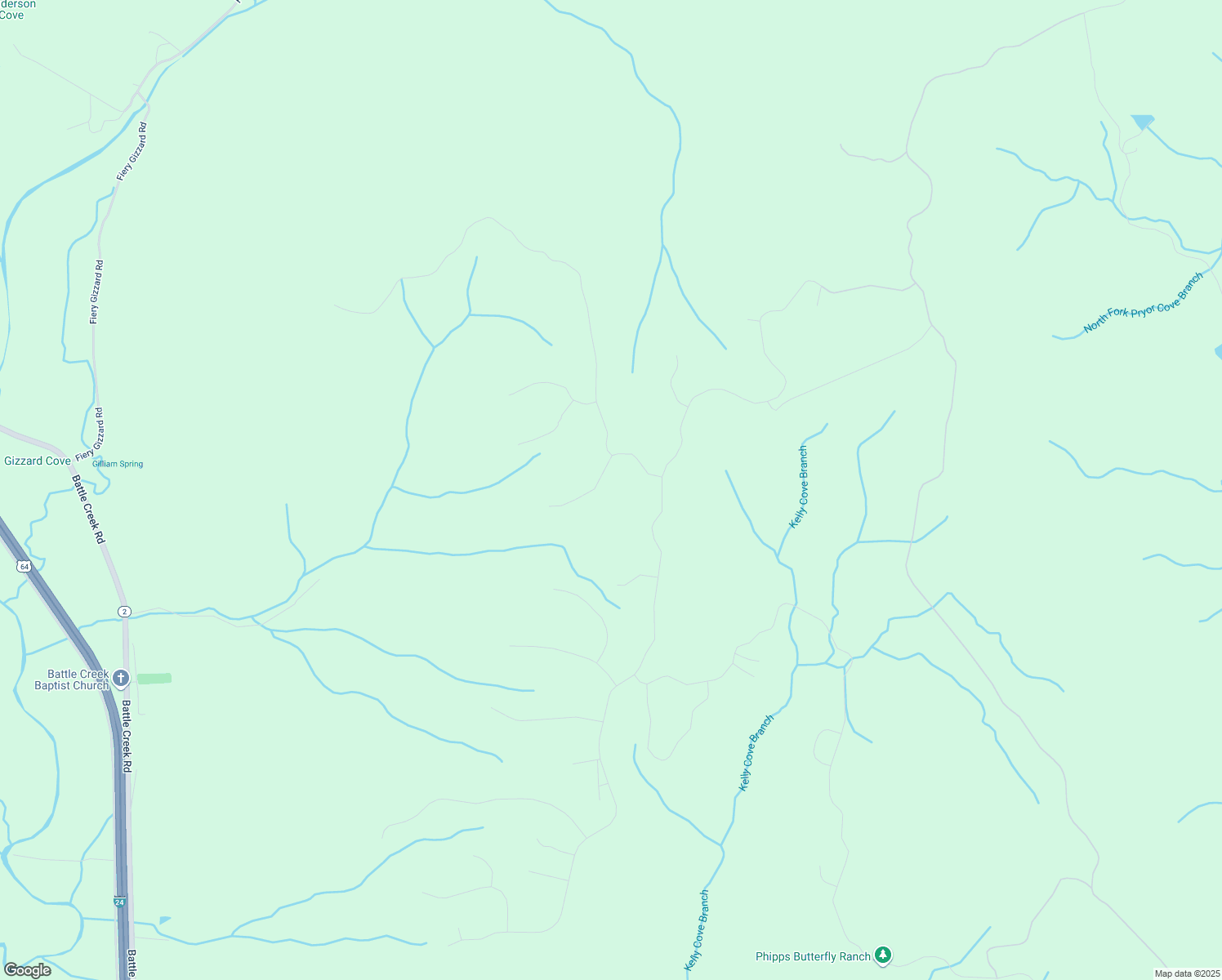map of restaurants, bars, coffee shops, grocery stores, and more near 365 Moonlight Lane in Kimball