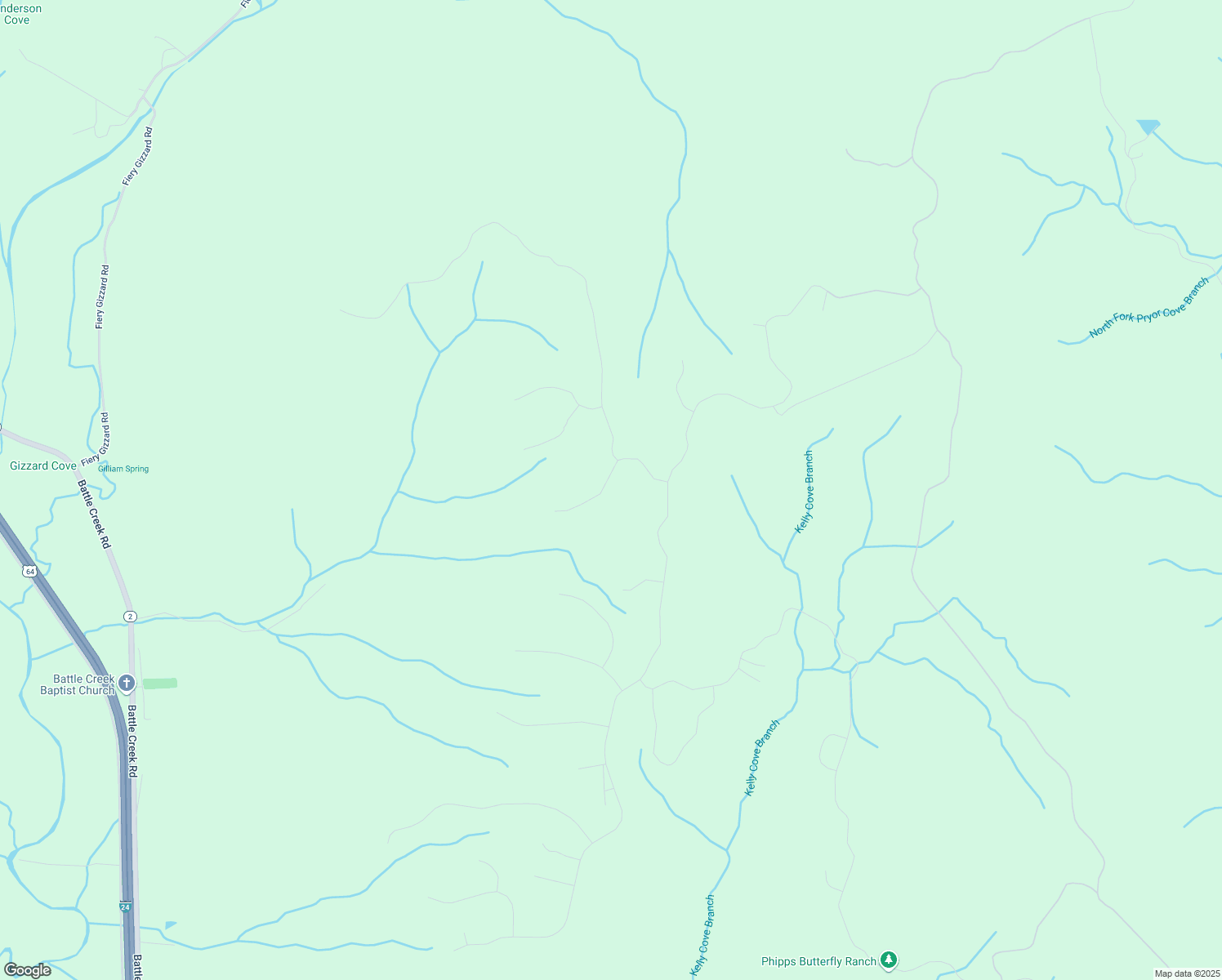 map of restaurants, bars, coffee shops, grocery stores, and more near 365 Moonlight Lane in Kimball