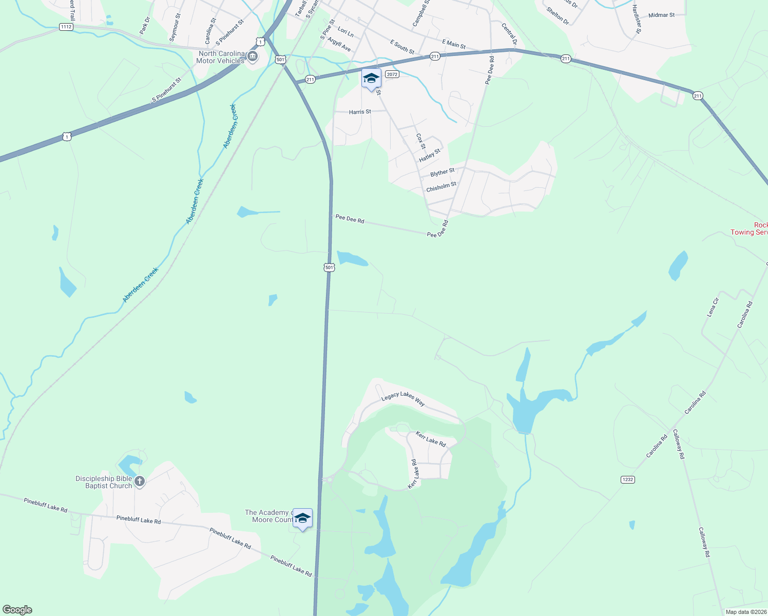 map of restaurants, bars, coffee shops, grocery stores, and more near 241 Hight Road in Aberdeen