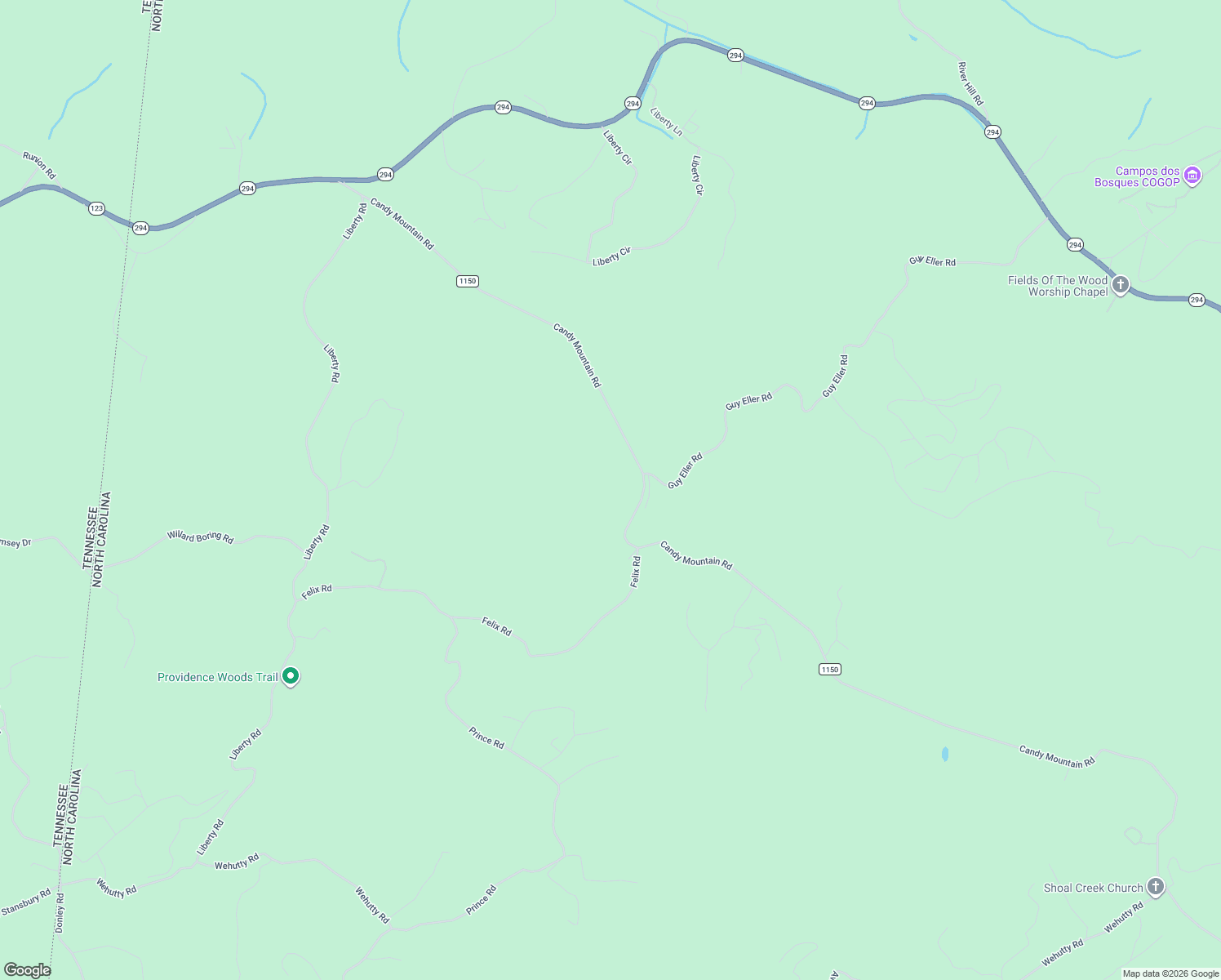 map of restaurants, bars, coffee shops, grocery stores, and more near 6001 Candy Mountain Road in Murphy