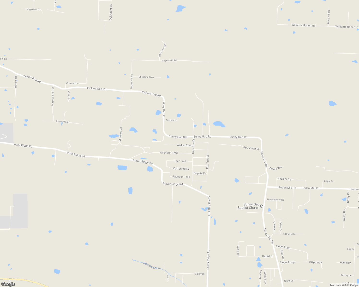 map of restaurants, bars, coffee shops, grocery stores, and more near 12 Wildcat Trail in Conway