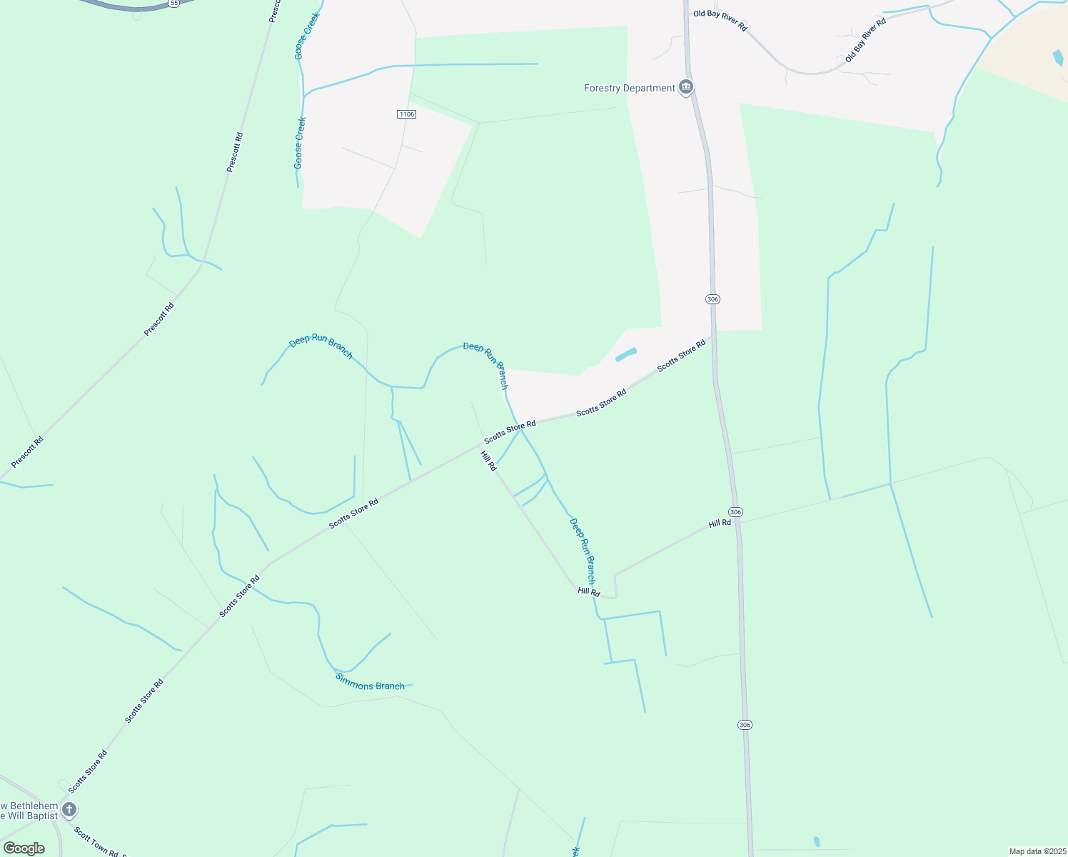 map of restaurants, bars, coffee shops, grocery stores, and more near 695 Scotts Store Rd in Grantsboro