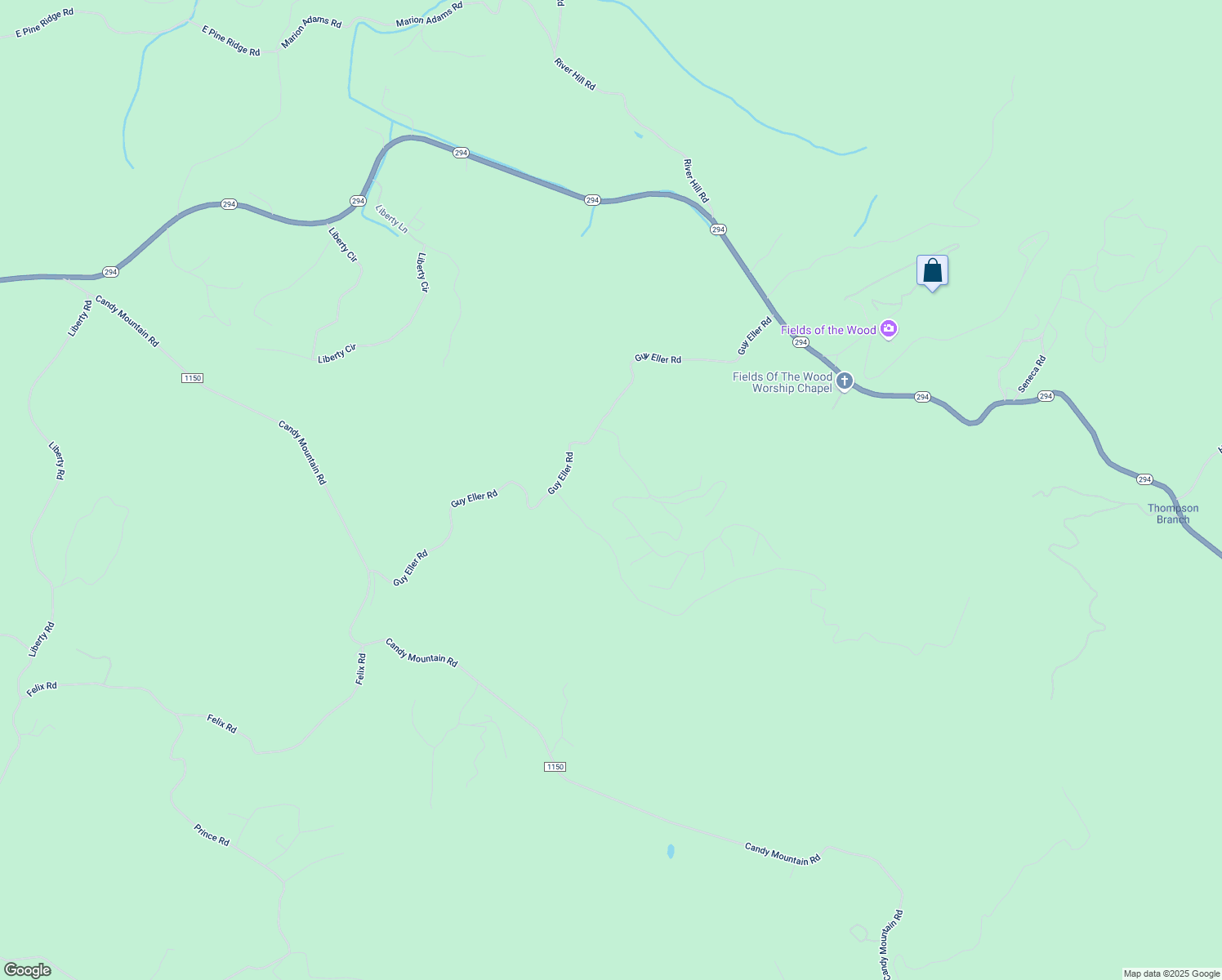 map of restaurants, bars, coffee shops, grocery stores, and more near Unnamed Road in Murphy