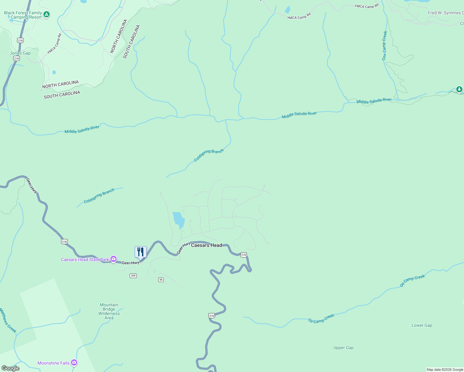 map of restaurants, bars, coffee shops, grocery stores, and more near 252 Conifer Falls Road in Cleveland
