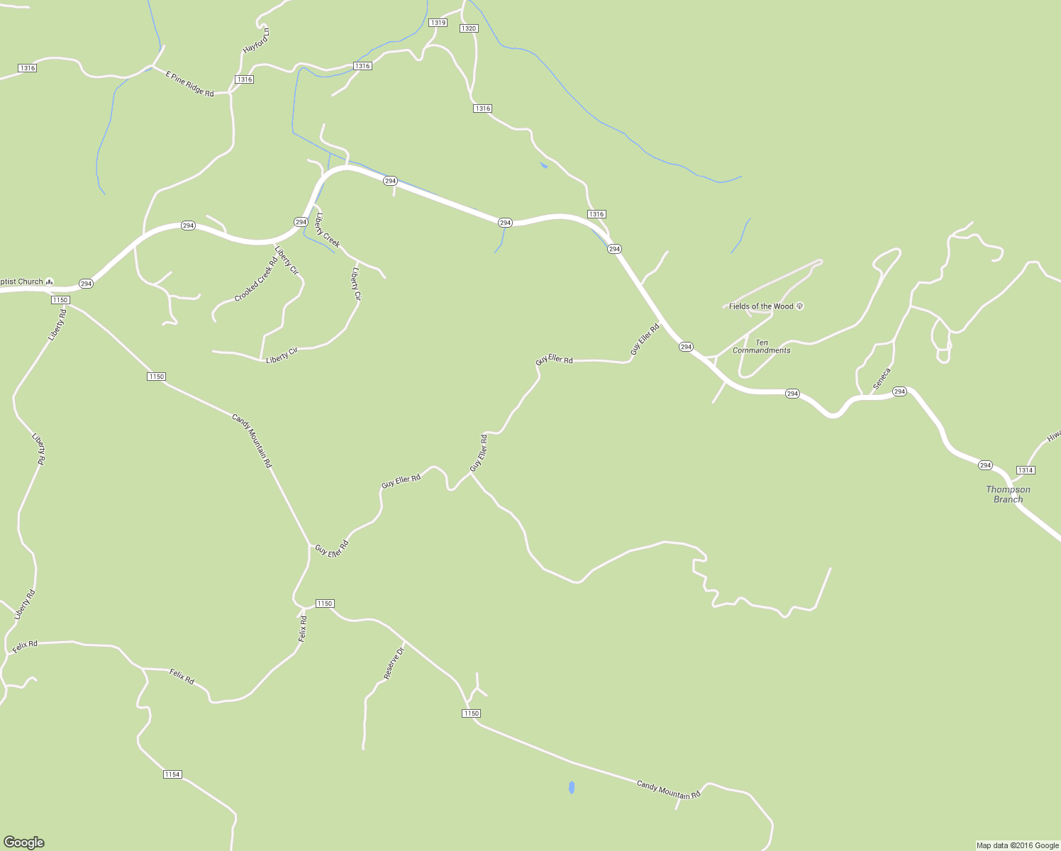 map of restaurants, bars, coffee shops, grocery stores, and more near 745 Guy Eller Road in Murphy