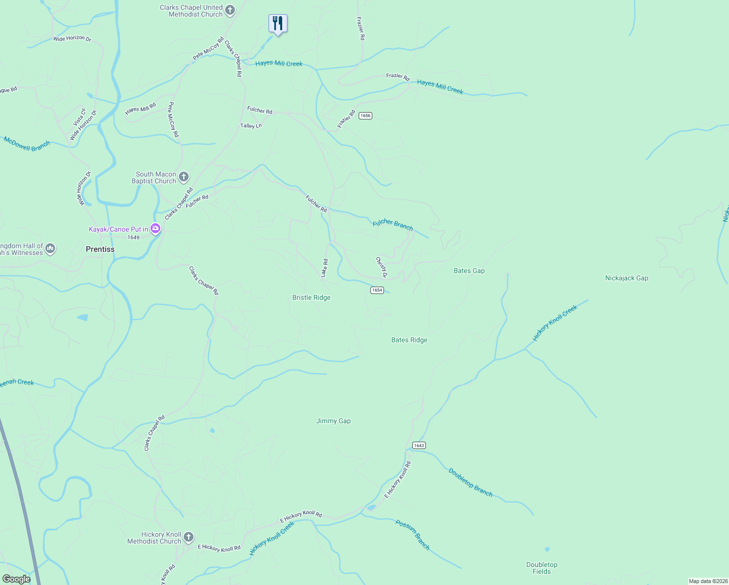 map of restaurants, bars, coffee shops, grocery stores, and more near 733 Ammons Road in Franklin
