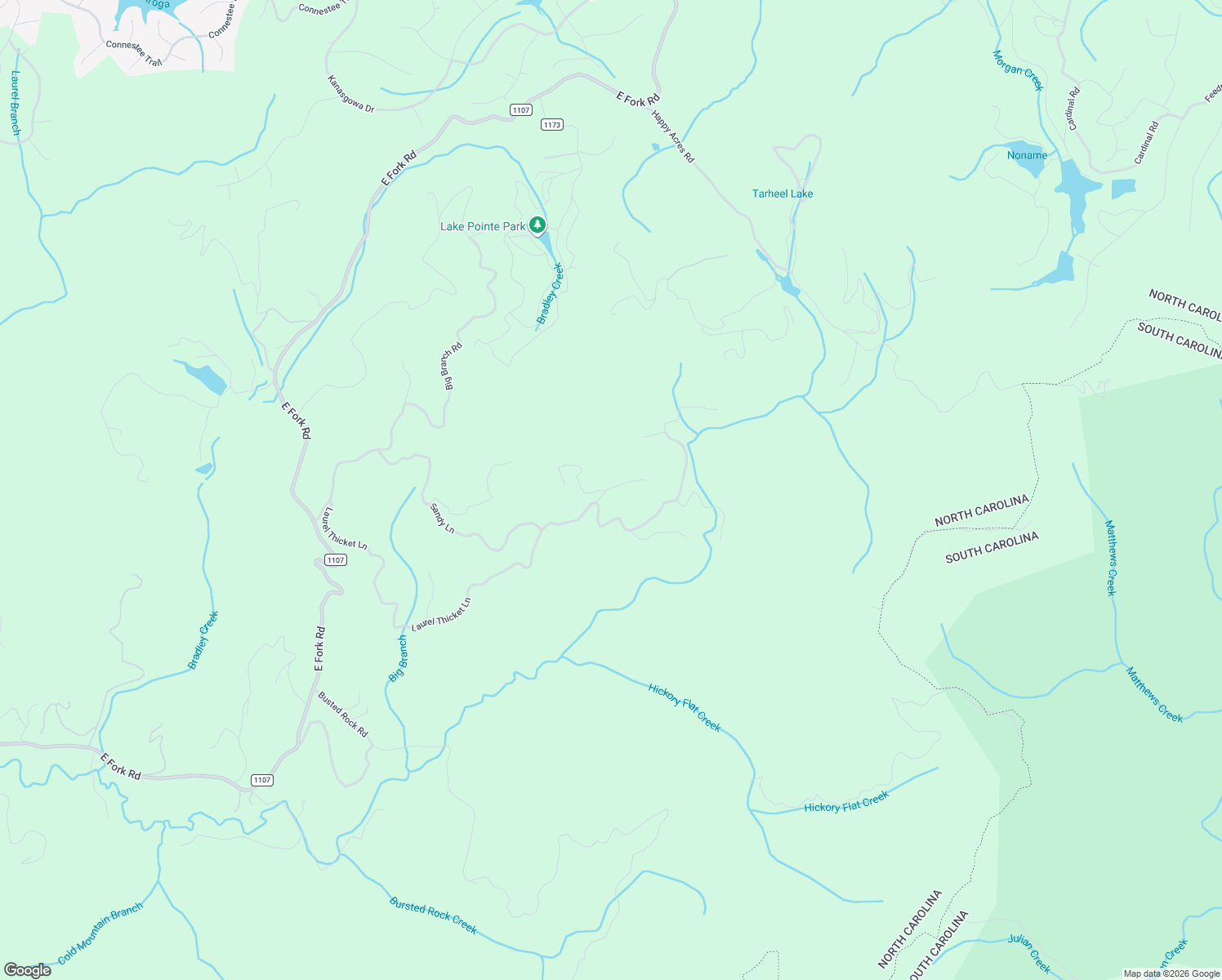 map of restaurants, bars, coffee shops, grocery stores, and more near 1398 Laurel Thicket Lane in Brevard