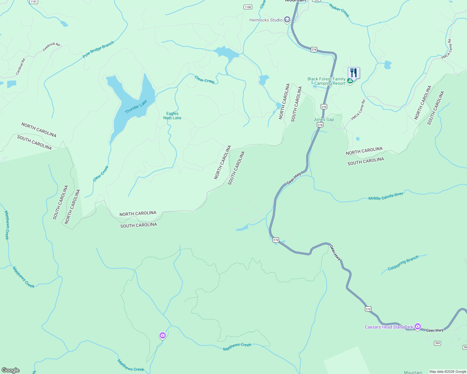 map of restaurants, bars, coffee shops, grocery stores, and more near 130 Old Springfield Road in Cleveland