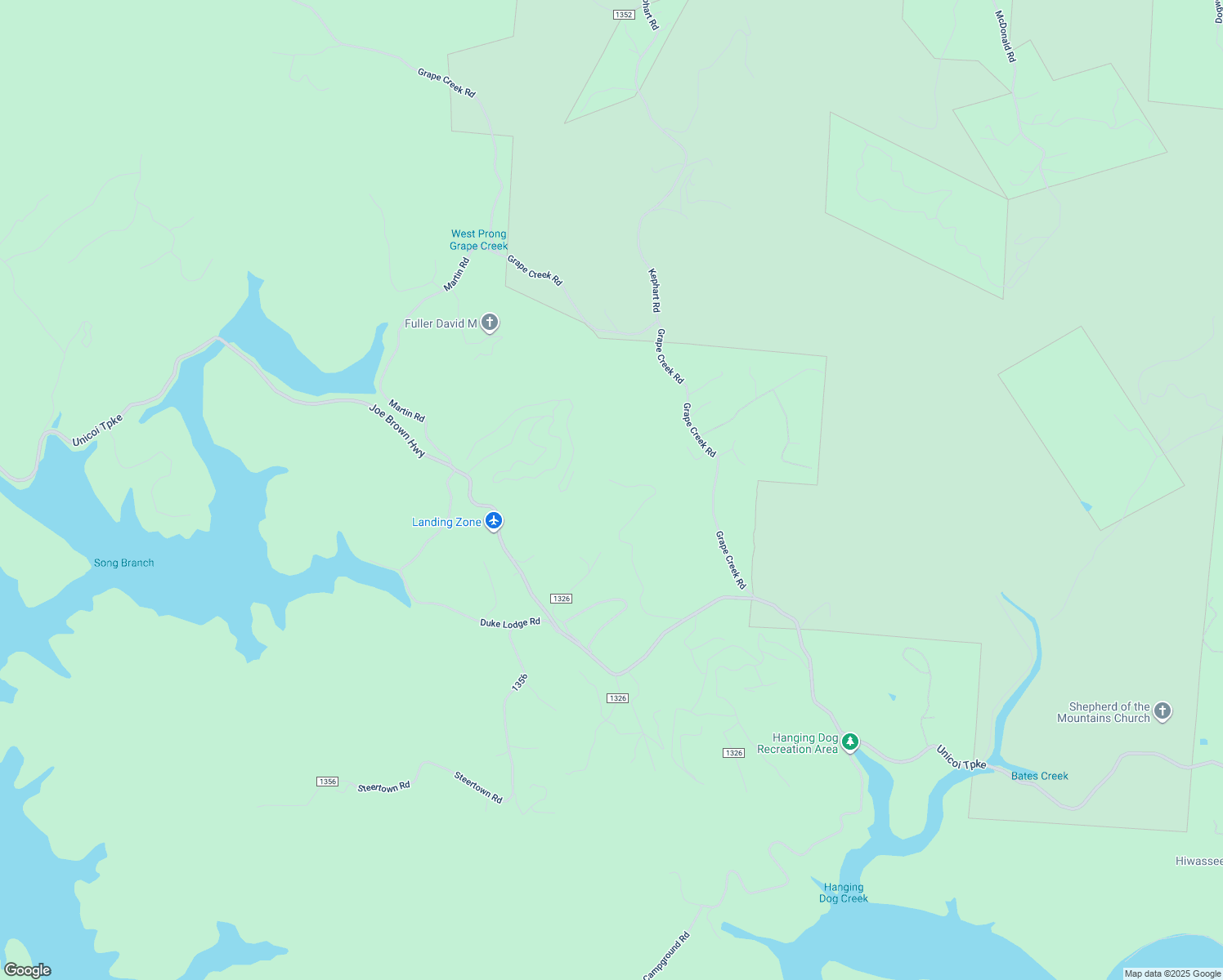 map of restaurants, bars, coffee shops, grocery stores, and more near 715 Tsalagi Trail in Murphy