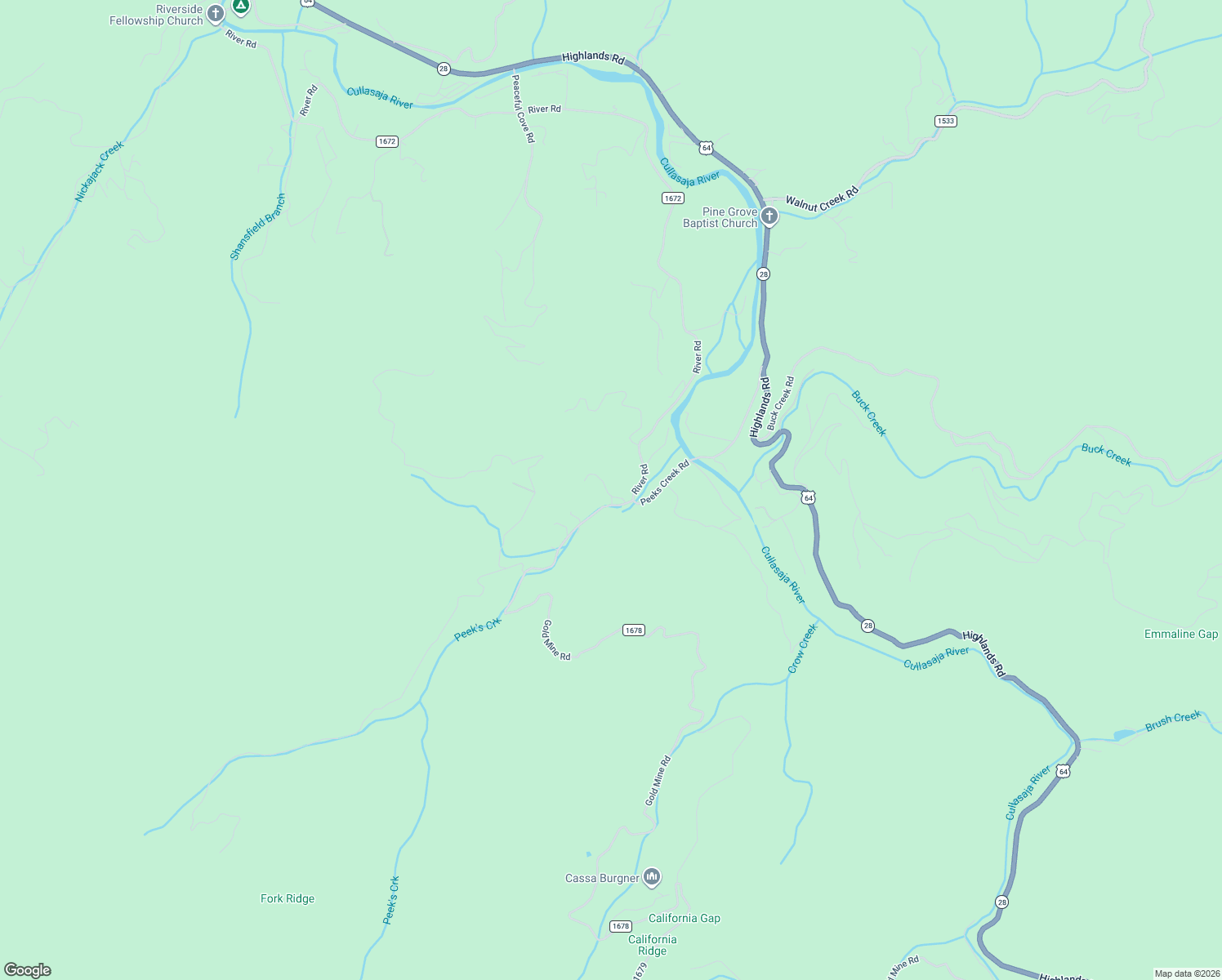 map of restaurants, bars, coffee shops, grocery stores, and more near 685 Peeks Creek Road in Franklin