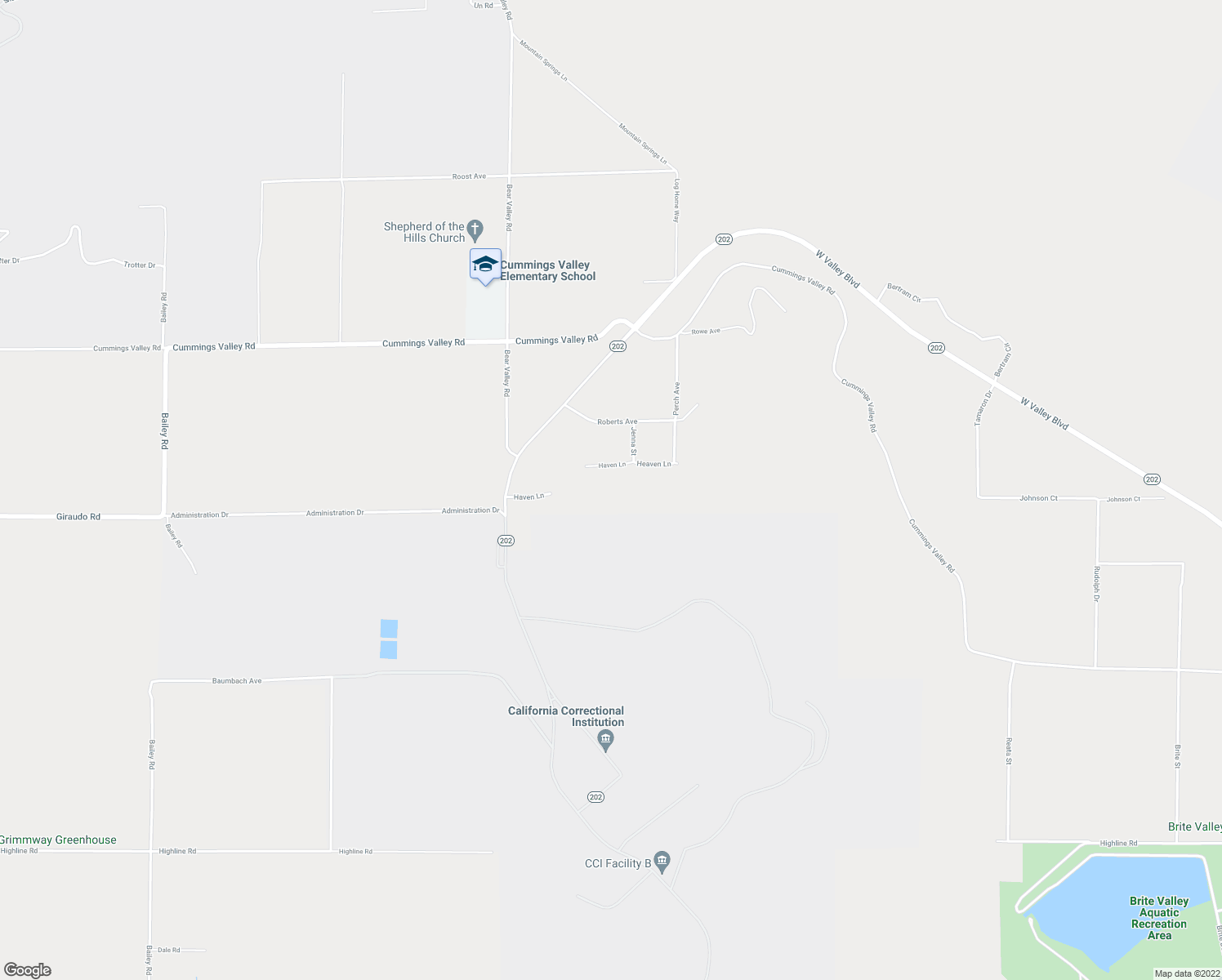 map of restaurants, bars, coffee shops, grocery stores, and more near 24680 Haven Lane in Tehachapi