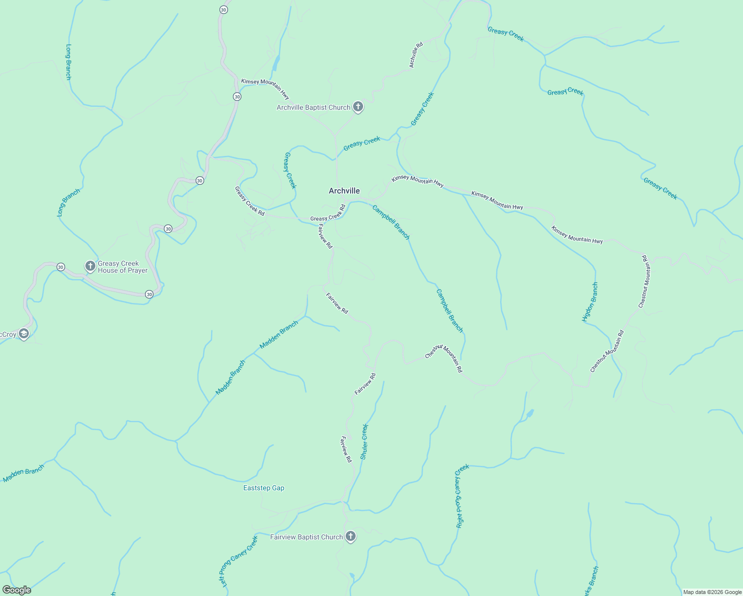 map of restaurants, bars, coffee shops, grocery stores, and more near 251 Mine Hollow Road in Reliance