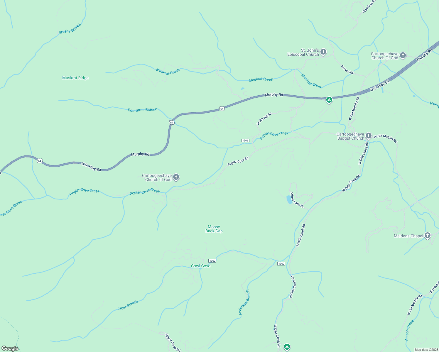 map of restaurants, bars, coffee shops, grocery stores, and more near Poplar Cove Road in Franklin