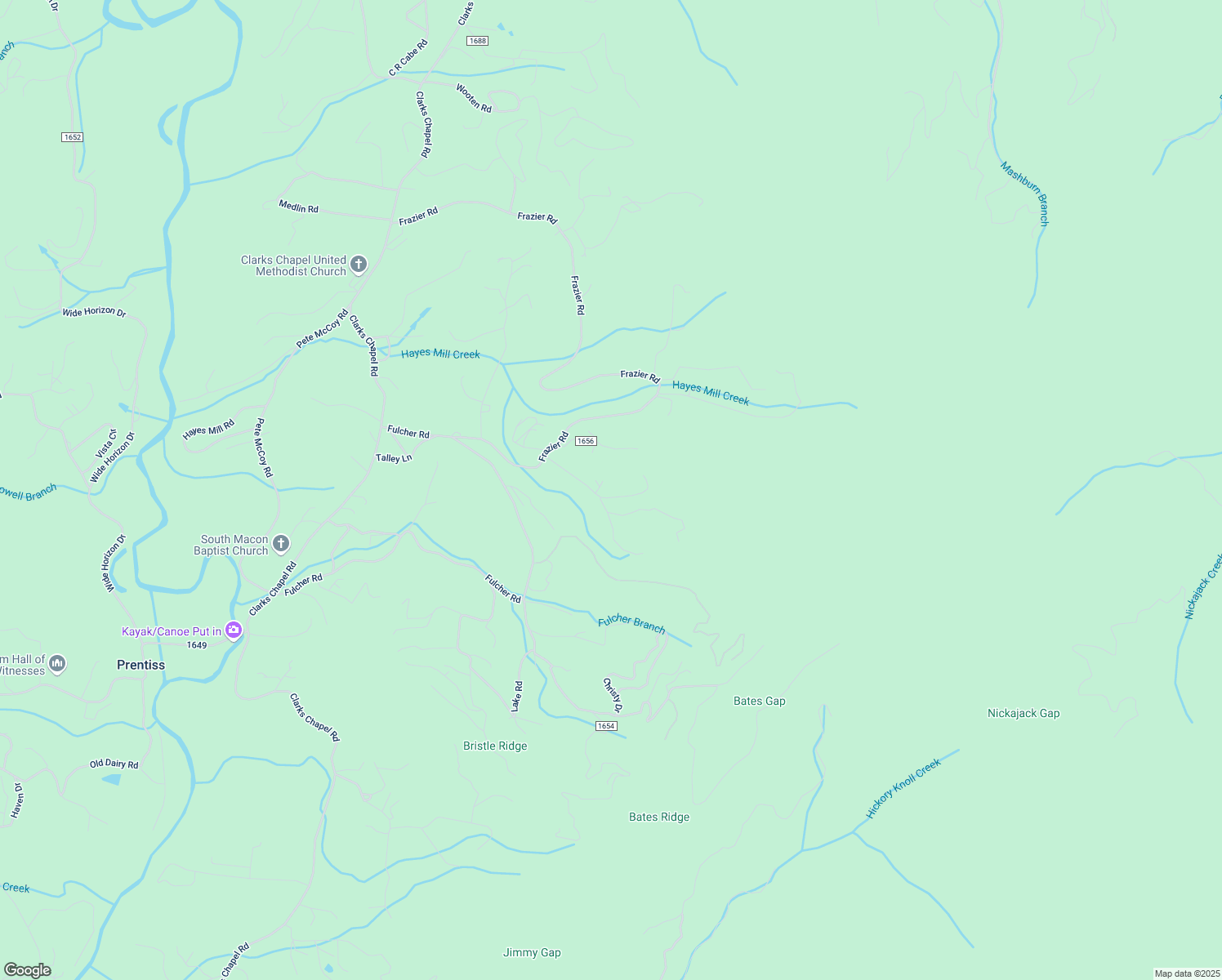 map of restaurants, bars, coffee shops, grocery stores, and more near 248 Walnut Cove Road in Franklin