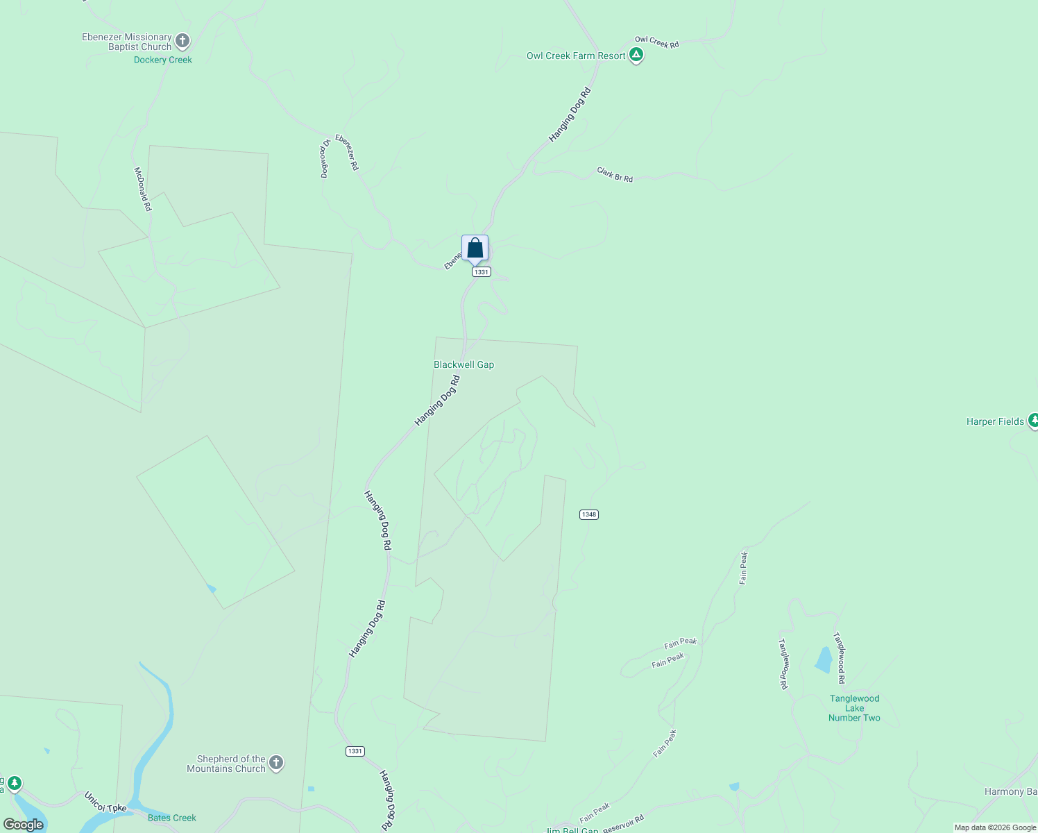 map of restaurants, bars, coffee shops, grocery stores, and more near 449 Legendary Ridge Road in Murphy