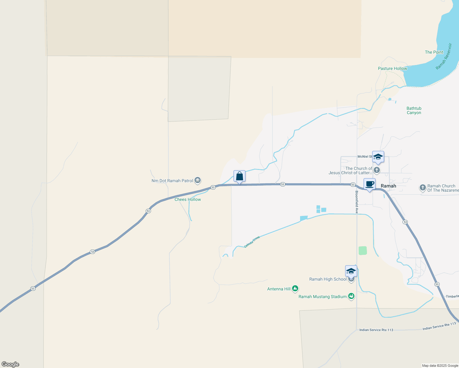 Highway 53, Ramah NM Walk Score