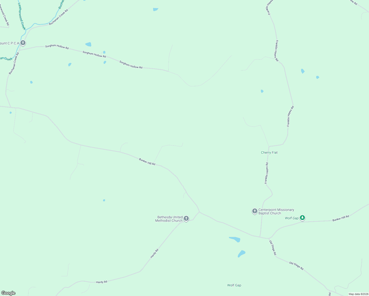 map of restaurants, bars, coffee shops, grocery stores, and more near 1650 Bunker Hill Road in Pulaski