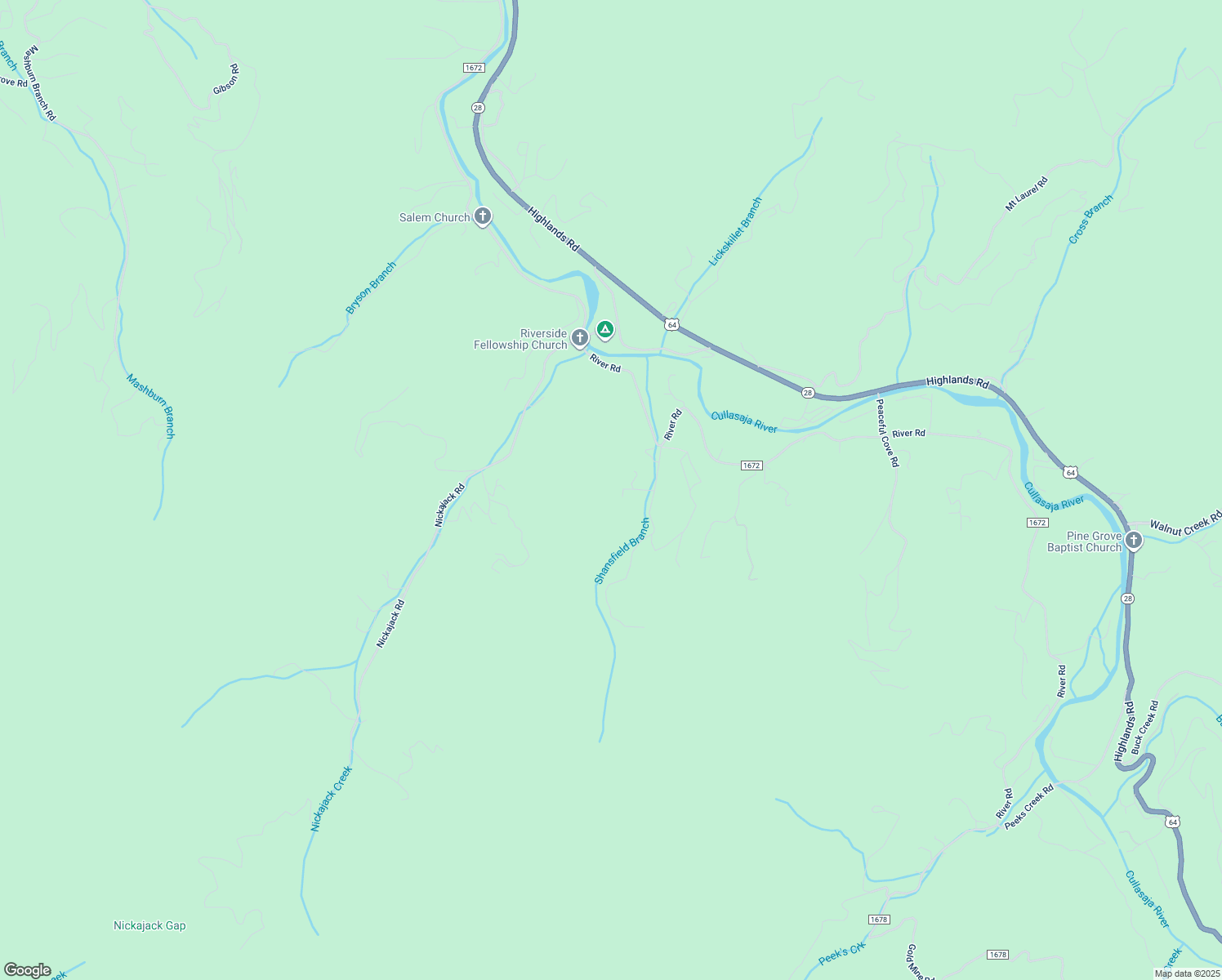 map of restaurants, bars, coffee shops, grocery stores, and more near Orchard Hill Road in Macon County