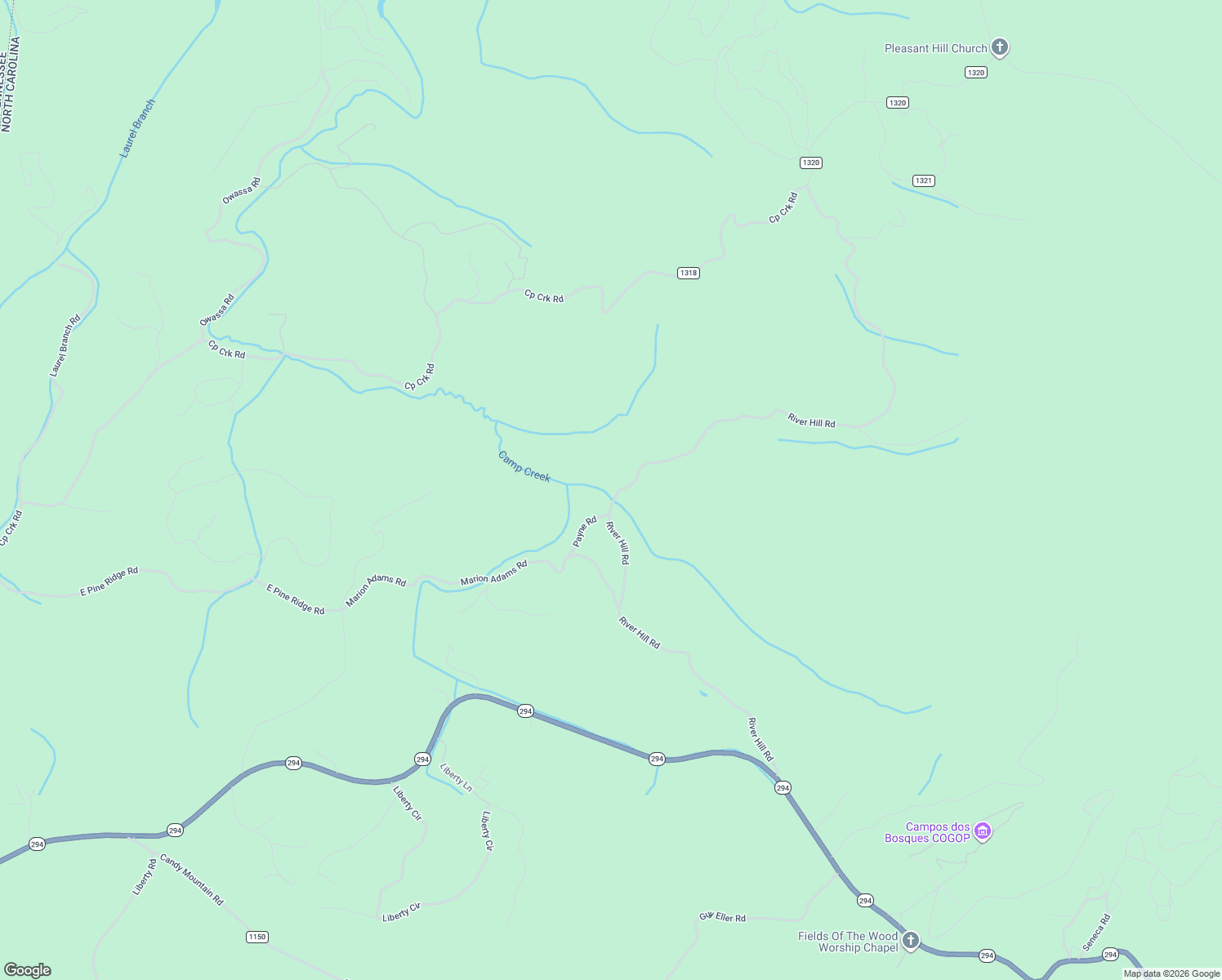 map of restaurants, bars, coffee shops, grocery stores, and more near 1121 River Hill Road in Murphy