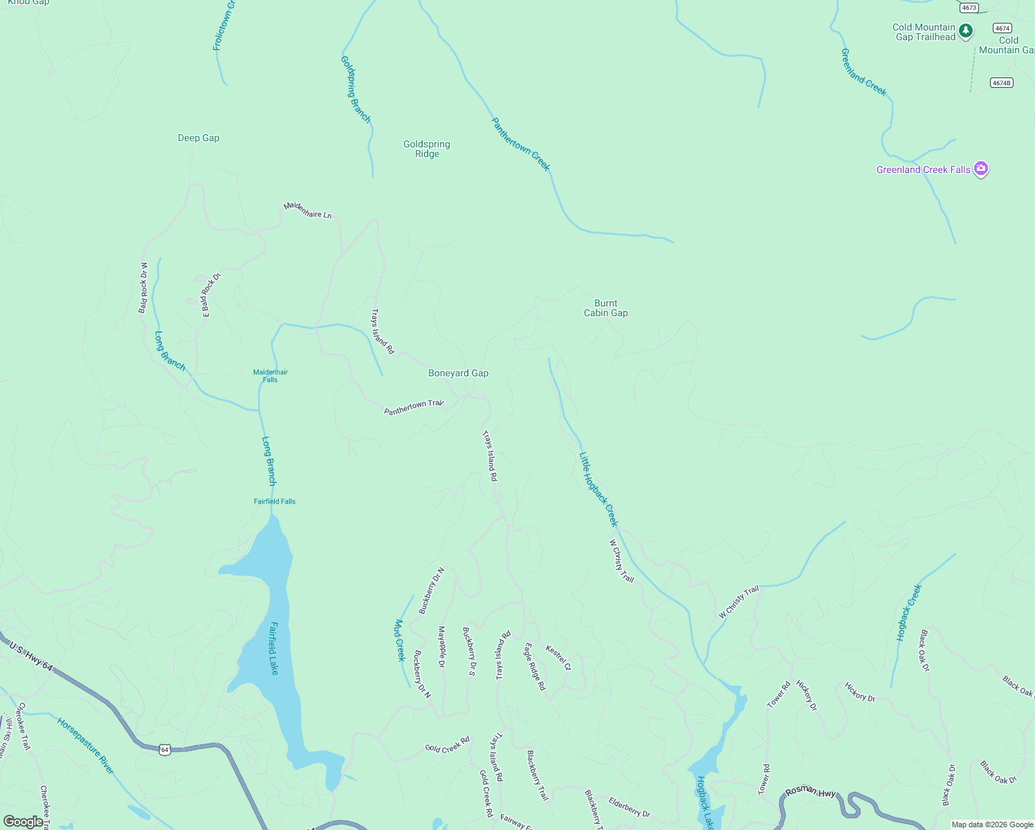 map of restaurants, bars, coffee shops, grocery stores, and more near 138 Dobson Mountain Road in Sapphire