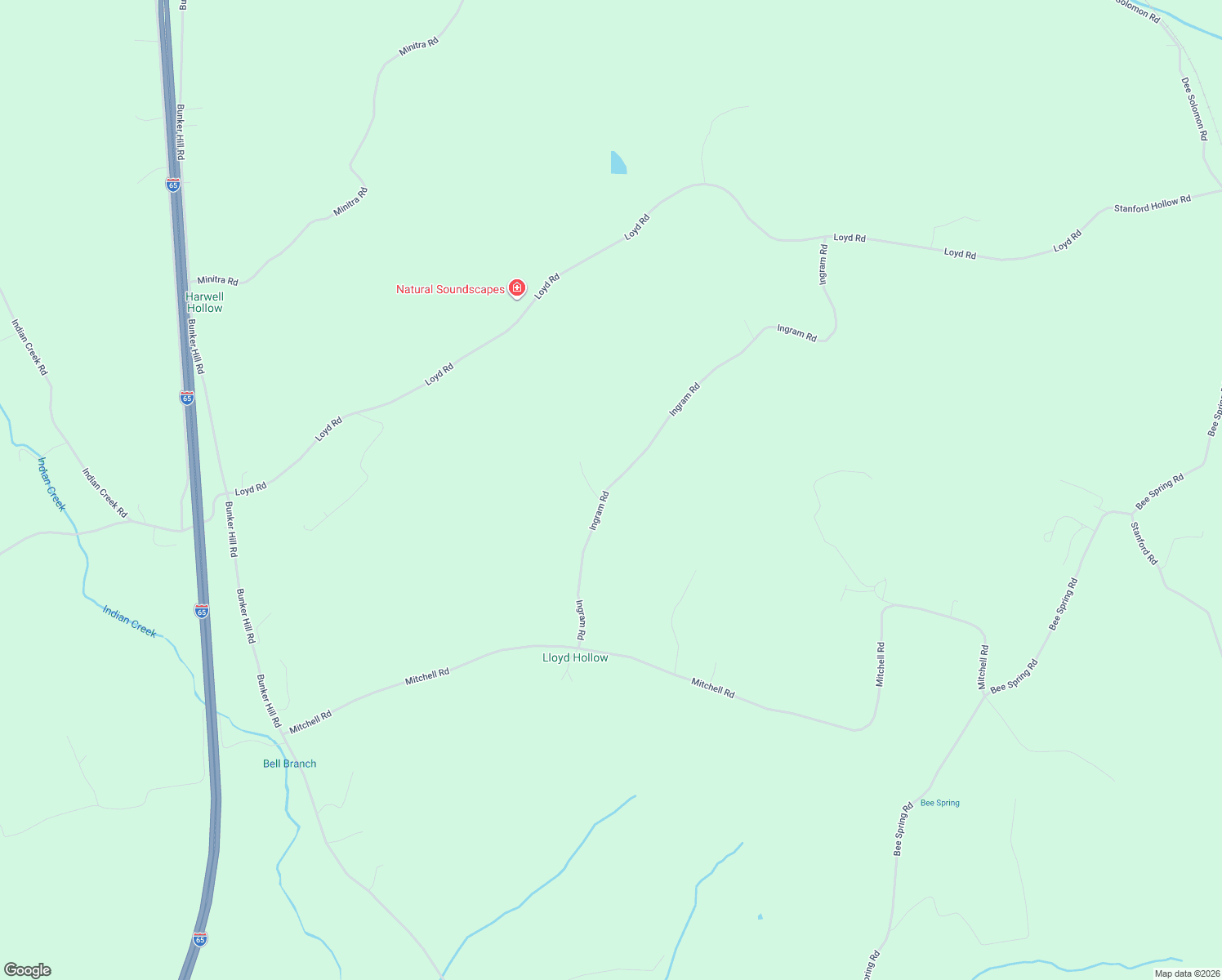 map of restaurants, bars, coffee shops, grocery stores, and more near 301 Ingram Road in Pulaski