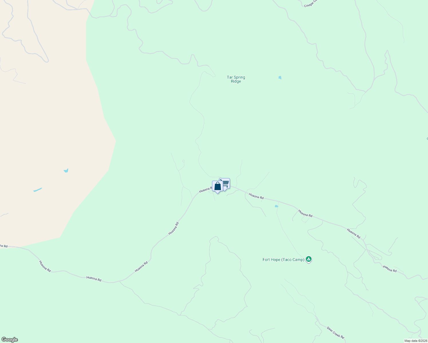map of restaurants, bars, coffee shops, grocery stores, and more near 7375 Huasna Road in Arroyo Grande