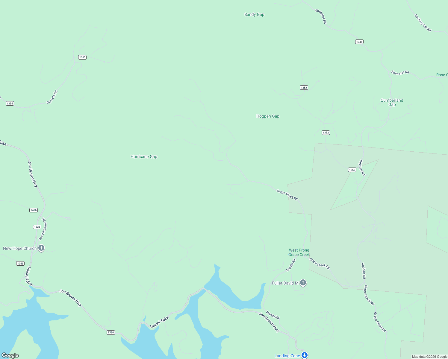 map of restaurants, bars, coffee shops, grocery stores, and more near 2451 Grape Creek Road in Murphy