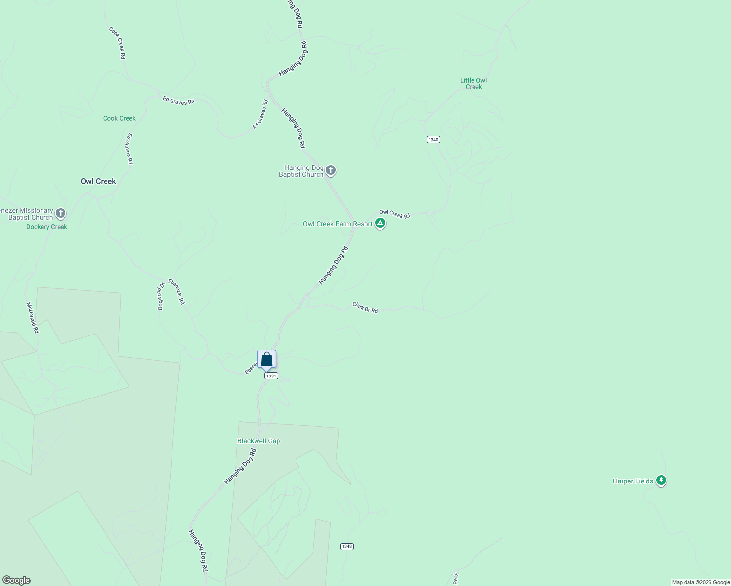 map of restaurants, bars, coffee shops, grocery stores, and more near 318 Taylor Ridge Road in Murphy