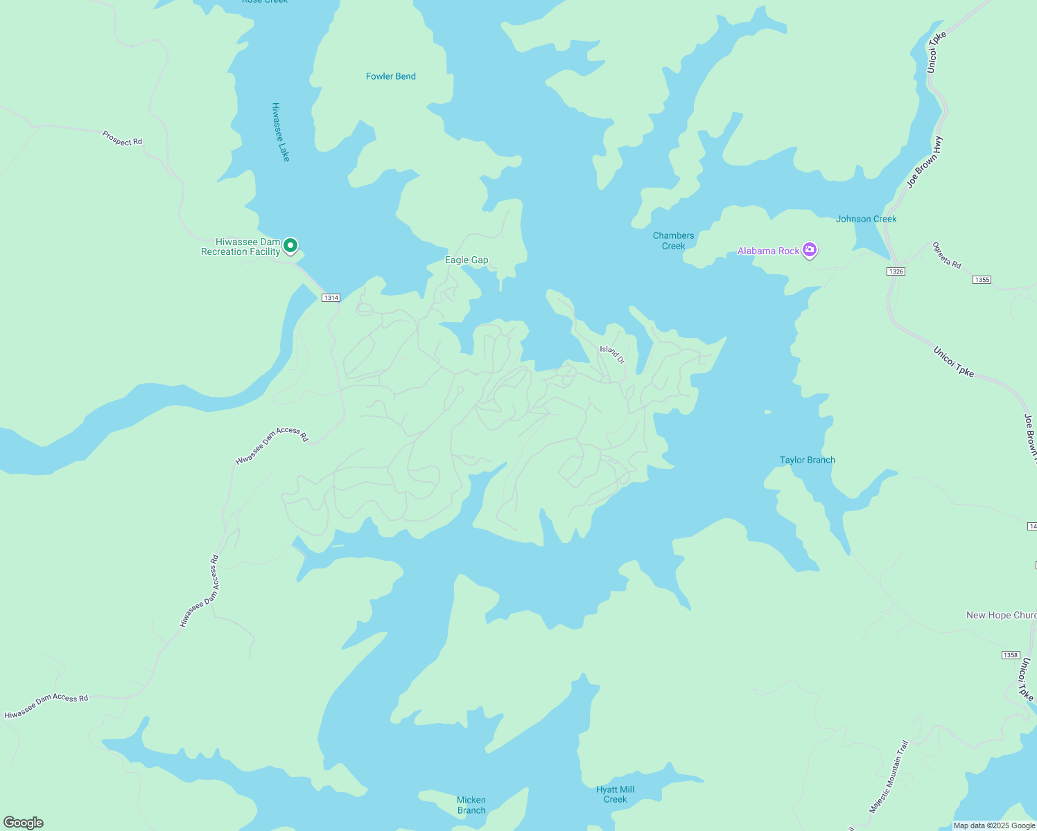 map of restaurants, bars, coffee shops, grocery stores, and more near 40 Smokeyview Lane in Murphy