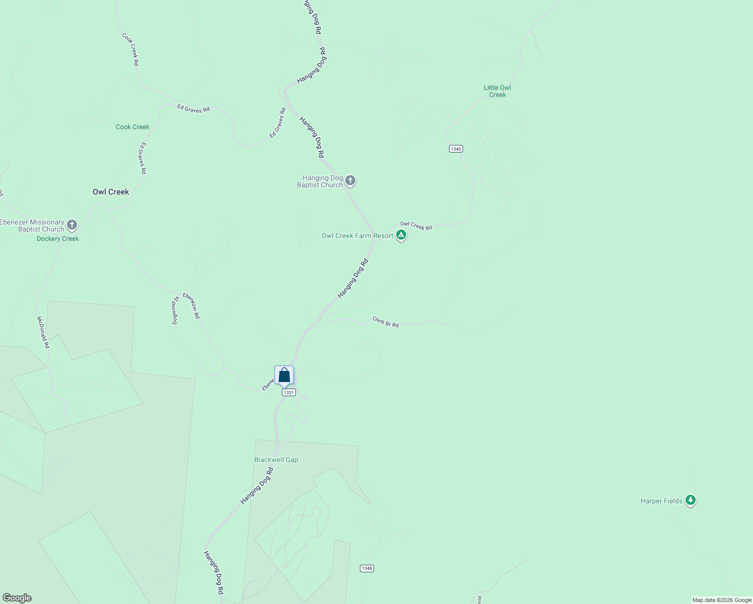 map of restaurants, bars, coffee shops, grocery stores, and more near 318 Taylor Ridge Road in Murphy