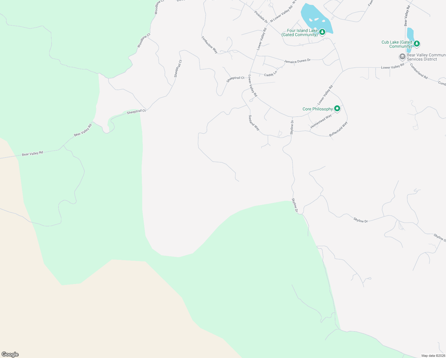 map of restaurants, bars, coffee shops, grocery stores, and more near 30771 Fox Ridge Court in Tehachapi
