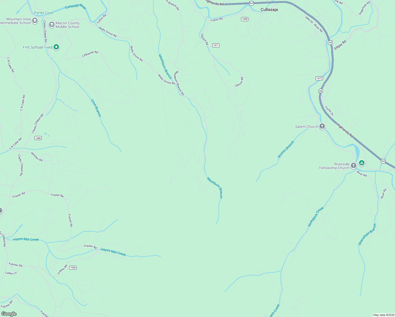 map of restaurants, bars, coffee shops, grocery stores, and more near 392 Guy Knob Road in Franklin