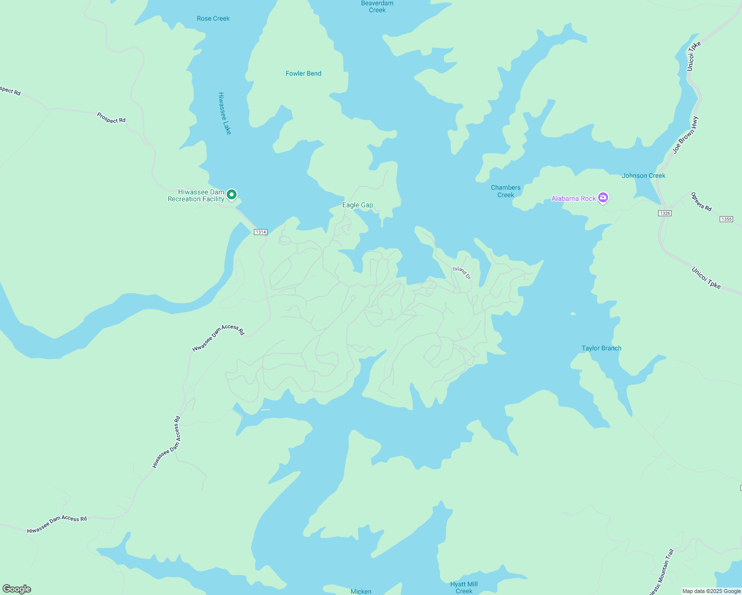 map of restaurants, bars, coffee shops, grocery stores, and more near Little Bass Trail in Murphy