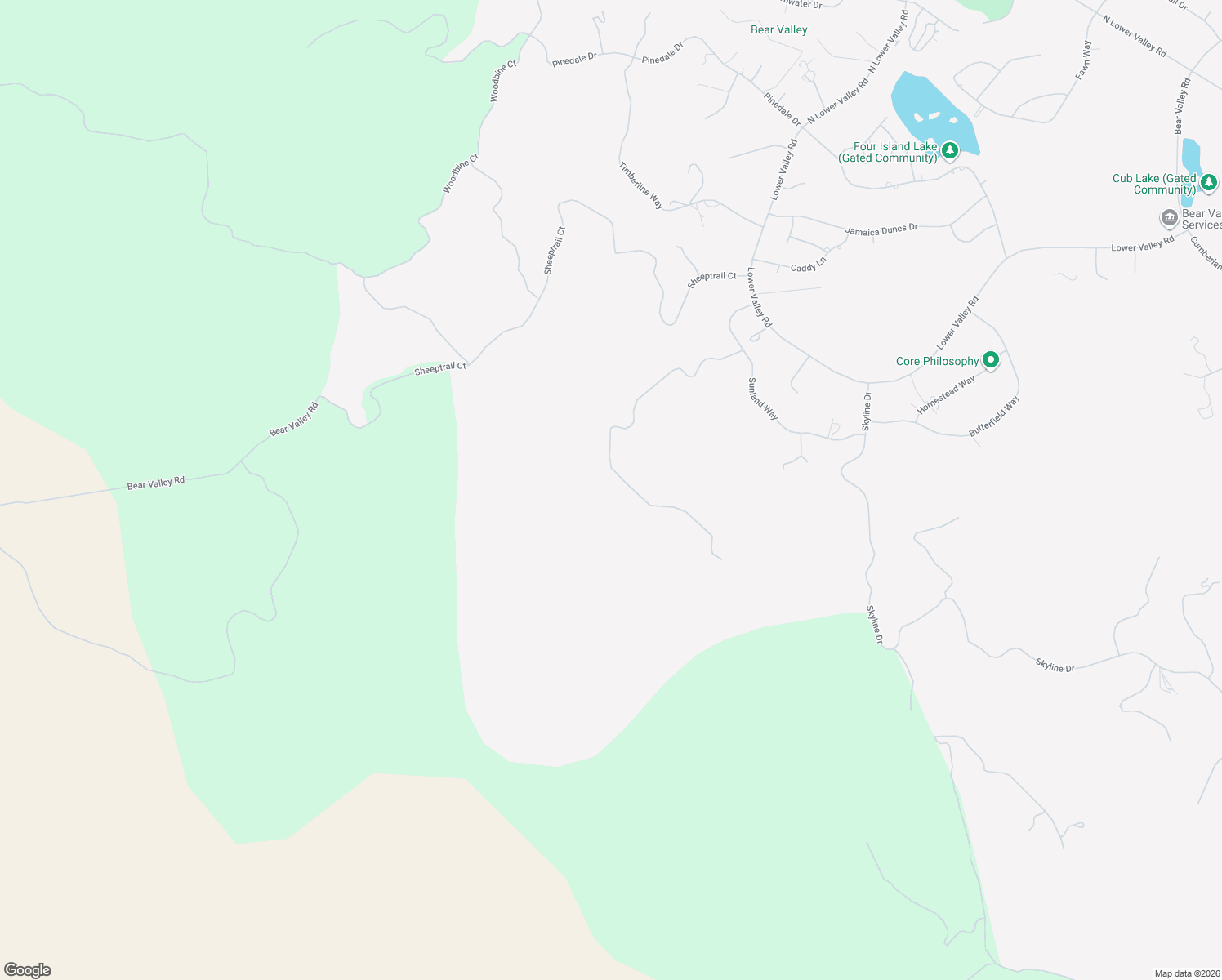 map of restaurants, bars, coffee shops, grocery stores, and more near 30681 Fox Ridge Court in Tehachapi
