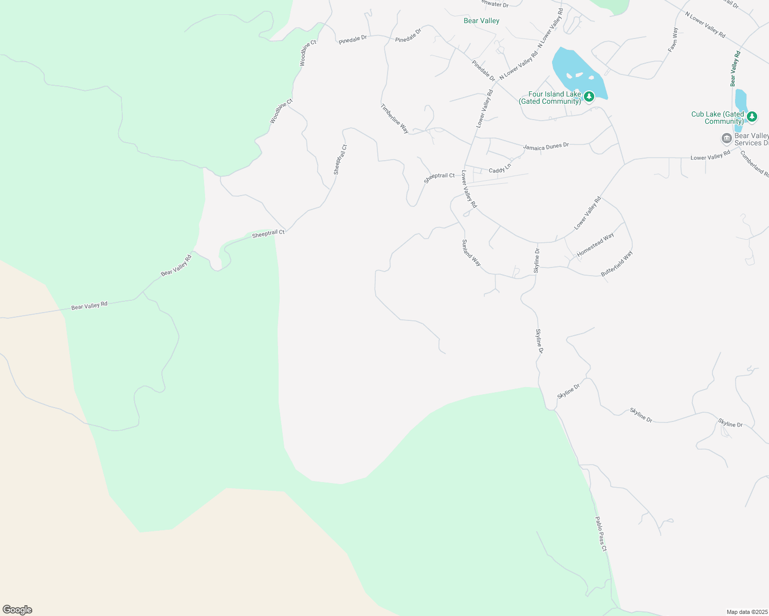 map of restaurants, bars, coffee shops, grocery stores, and more near 30681 Fox Ridge Court in Tehachapi