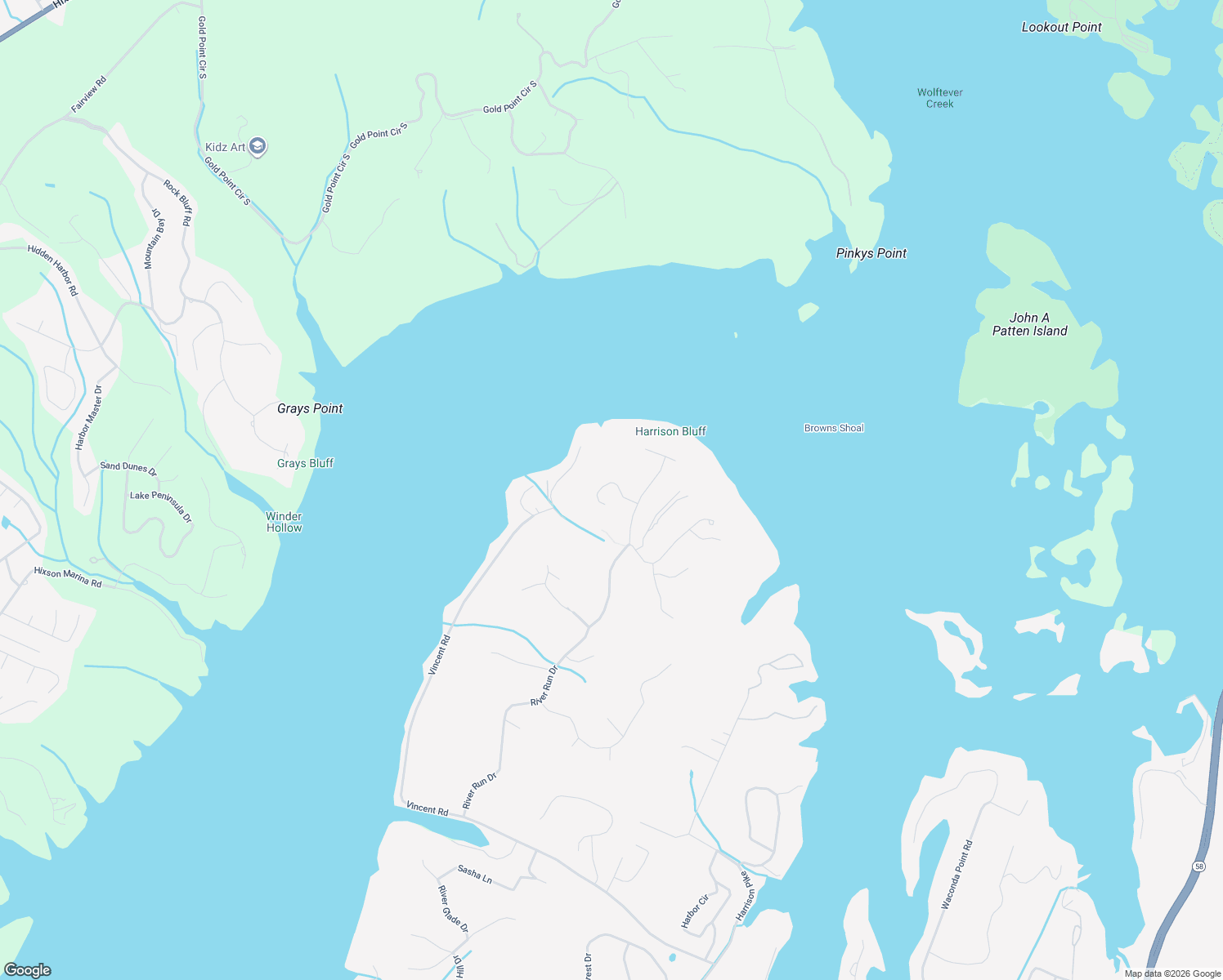 map of restaurants, bars, coffee shops, grocery stores, and more near 7512 Tee Way Circle in Chattanooga