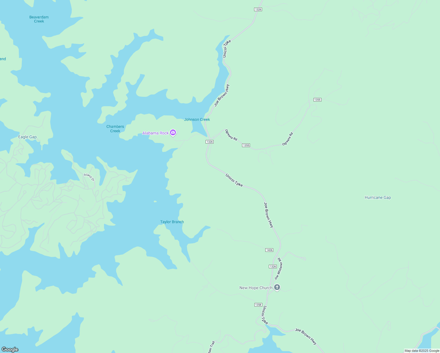 map of restaurants, bars, coffee shops, grocery stores, and more near South Hook Lane in Murphy