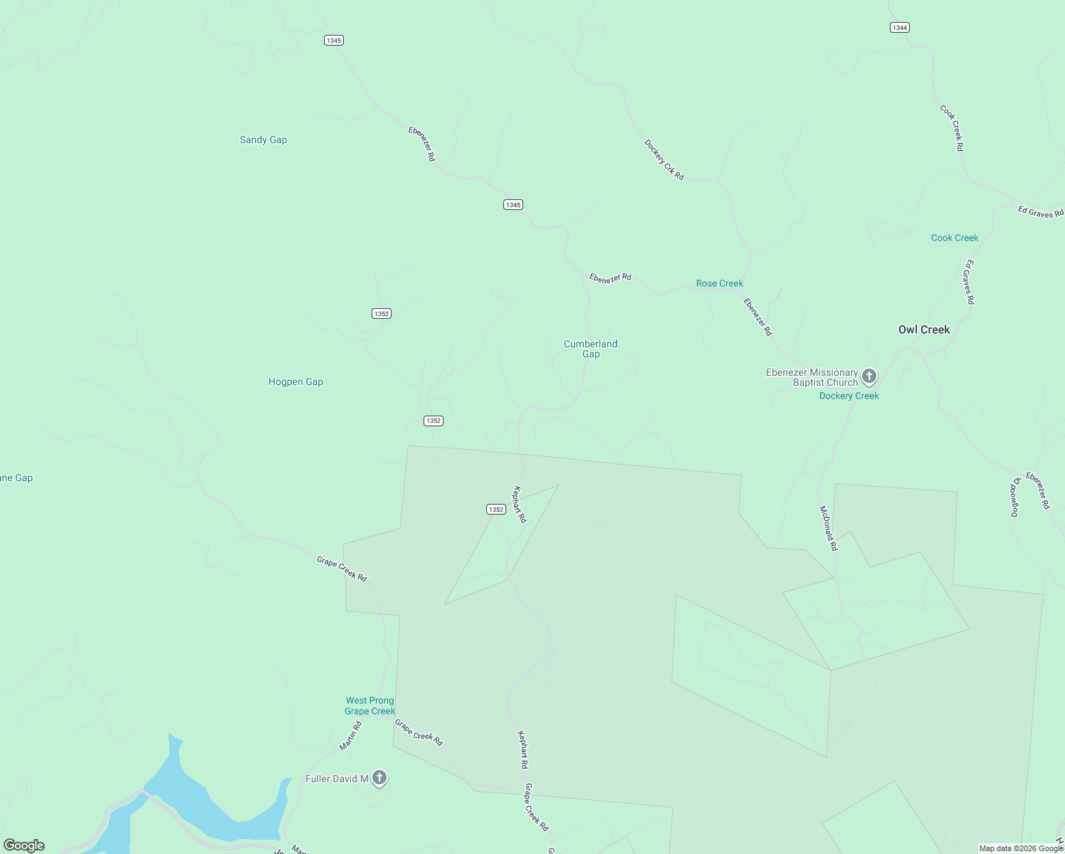 map of restaurants, bars, coffee shops, grocery stores, and more near 108 Sue Lane in Murphy