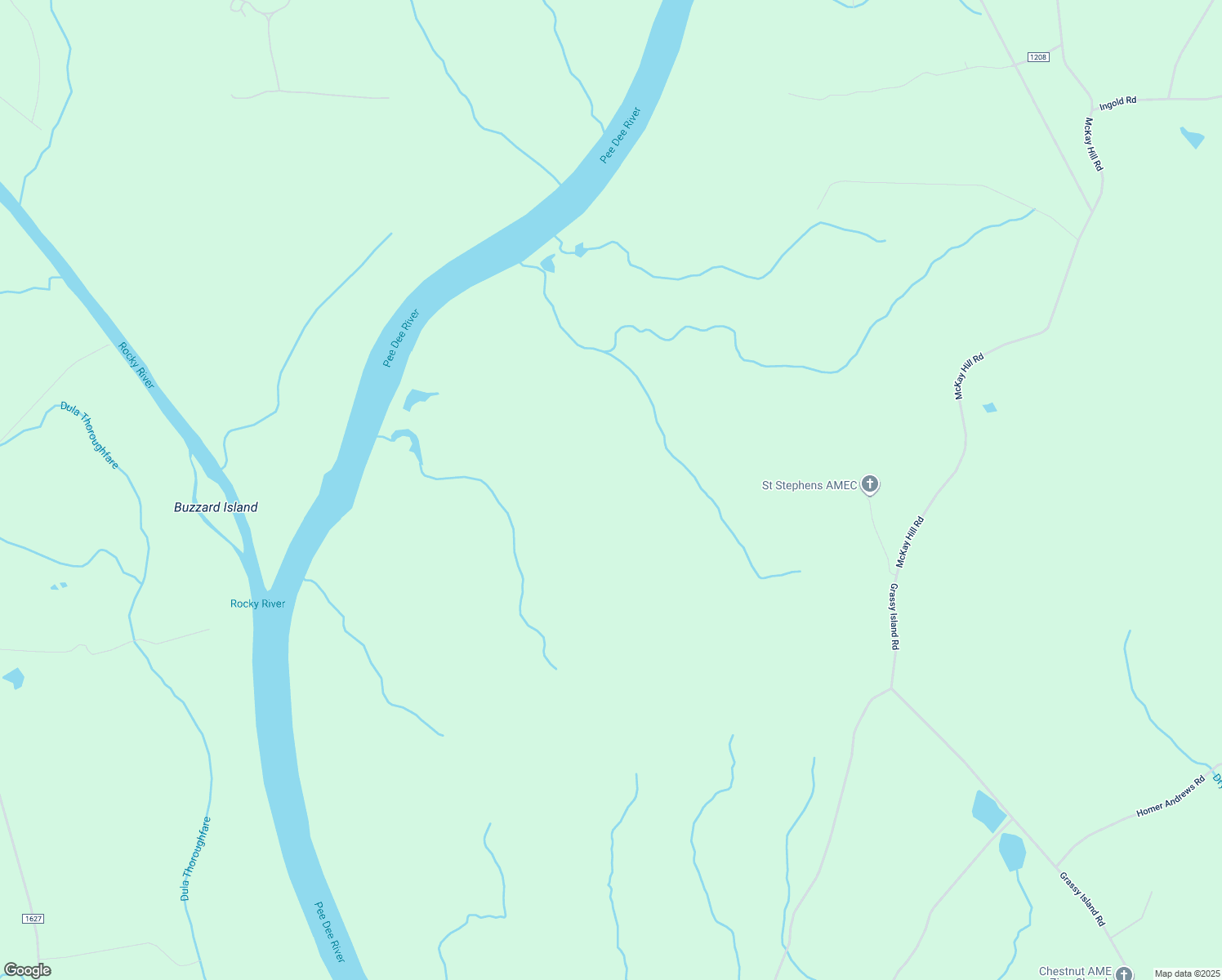 map of restaurants, bars, coffee shops, grocery stores, and more near McKay Hill Road in Mount Gilead